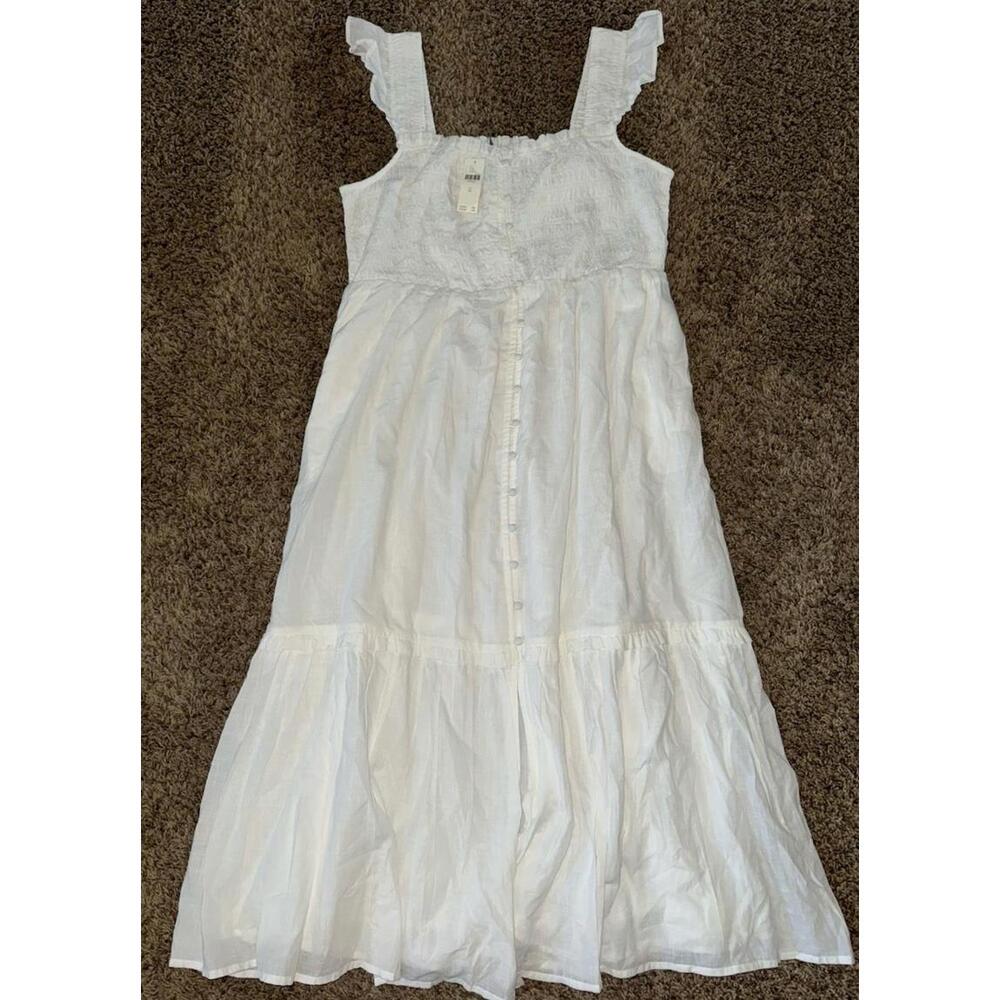 Anthropologie peregrine midi White Dress